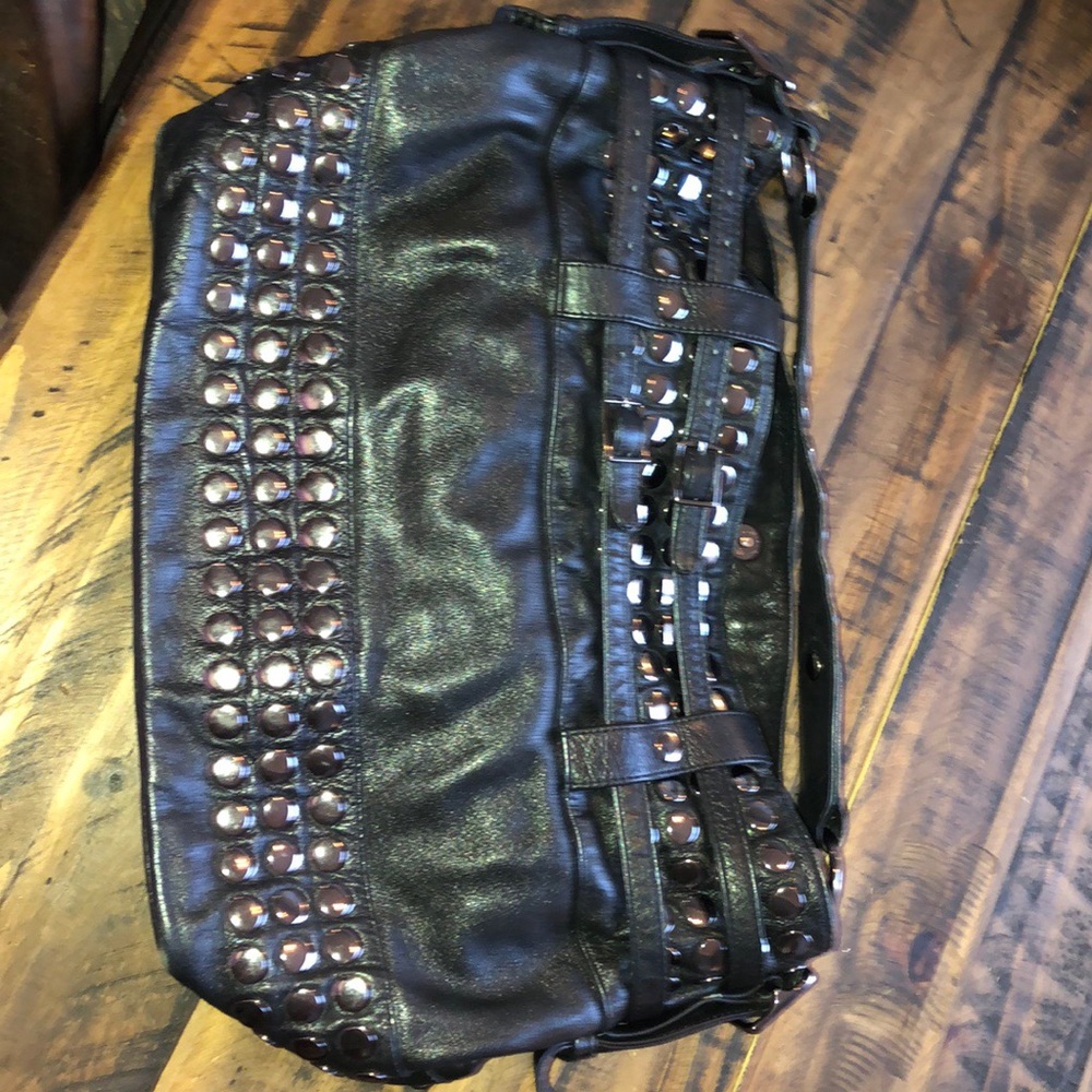 Rebecca Minkoff black/silver studded bag
